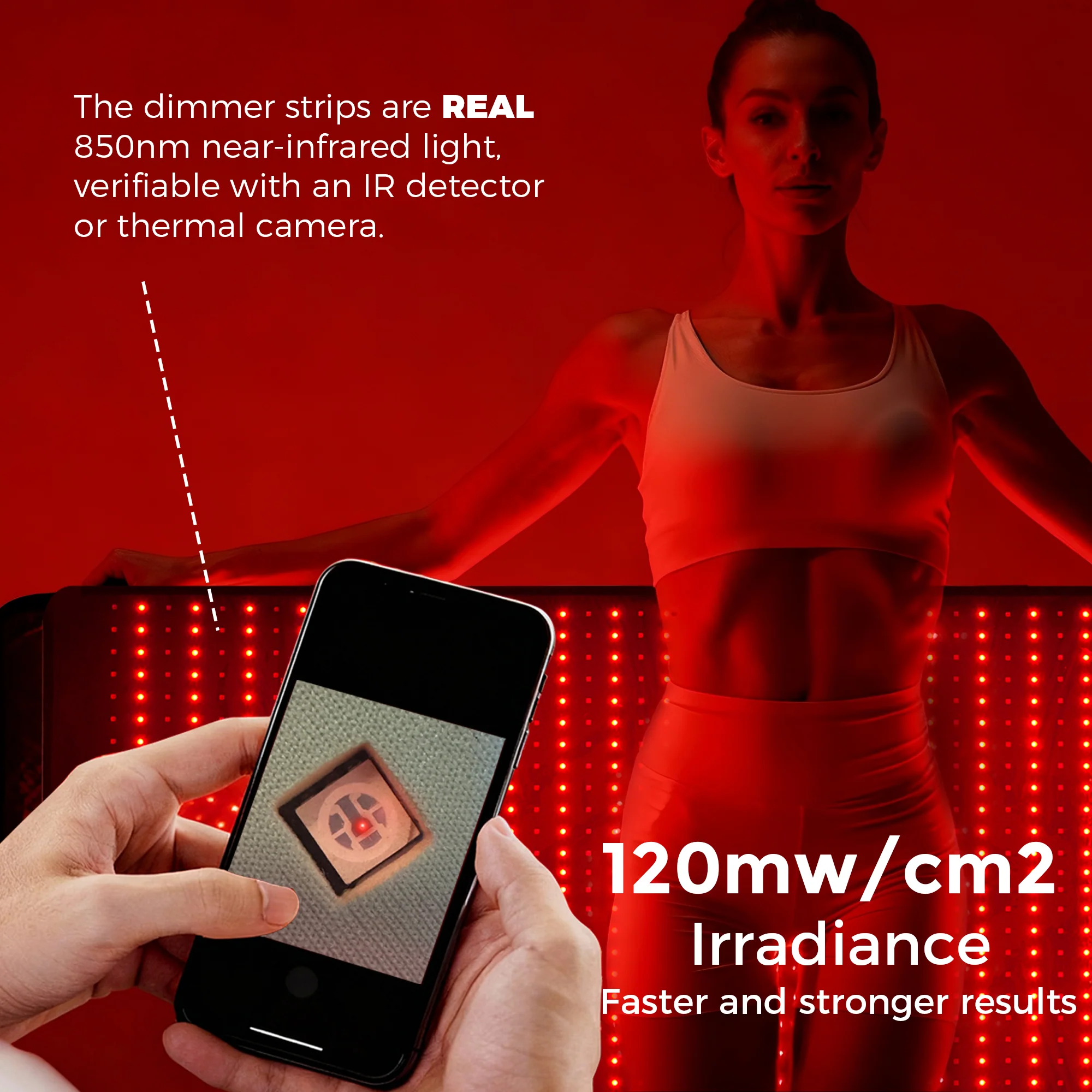 QuasarMD Red Light Therapy Full Body Mat - Image 13
