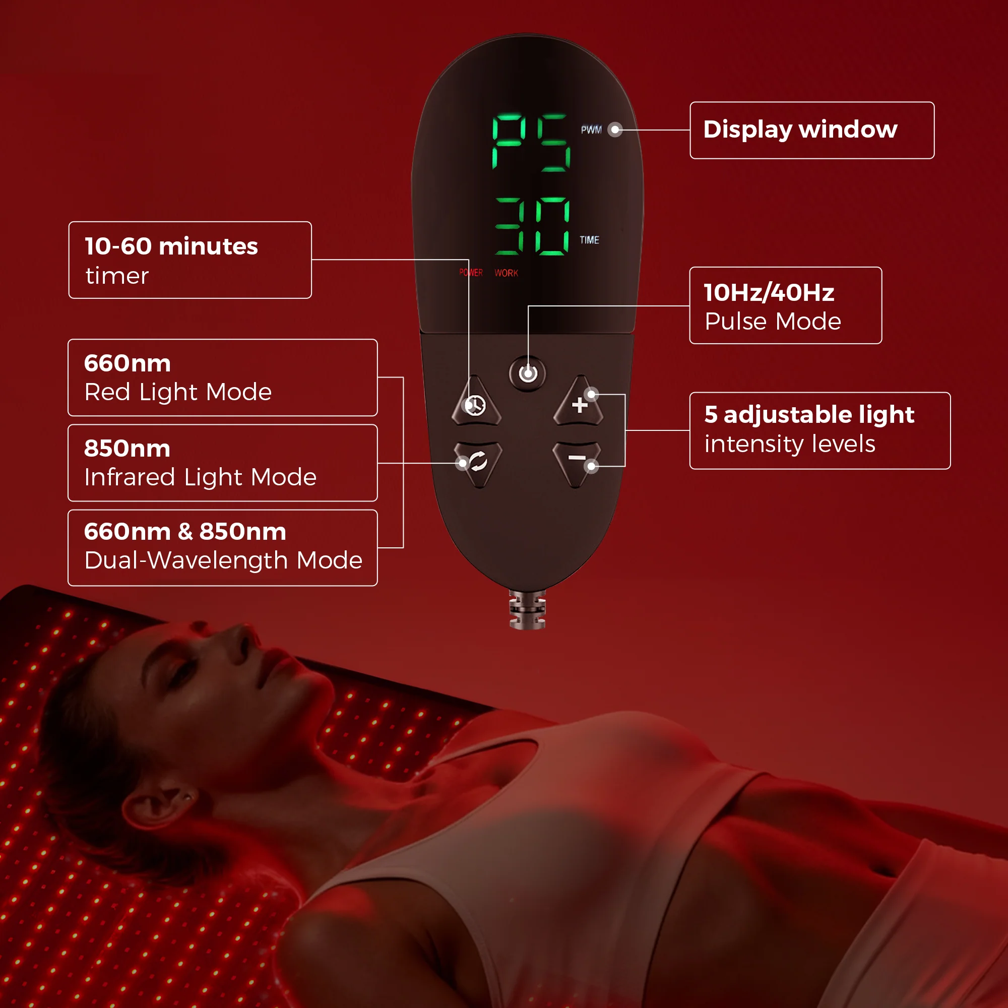 QuasarMD Red Light Therapy Full Body Mat - Image 10