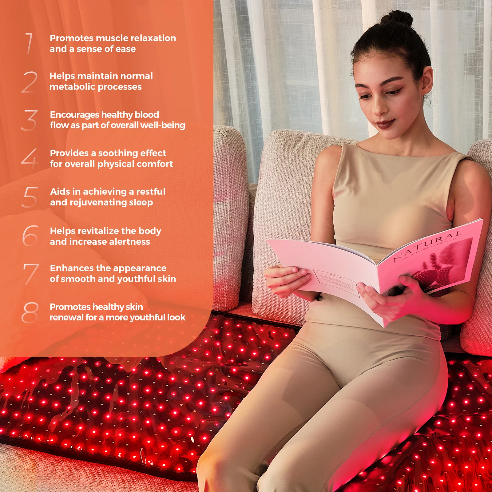 QuasarMD Red Light Therapy Mat - Image 4